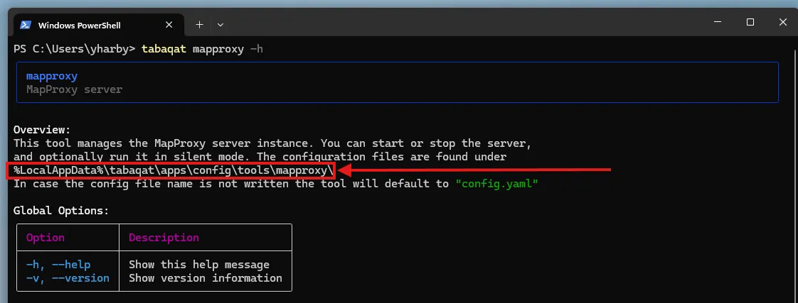 tabaqat mapproxy config path 1